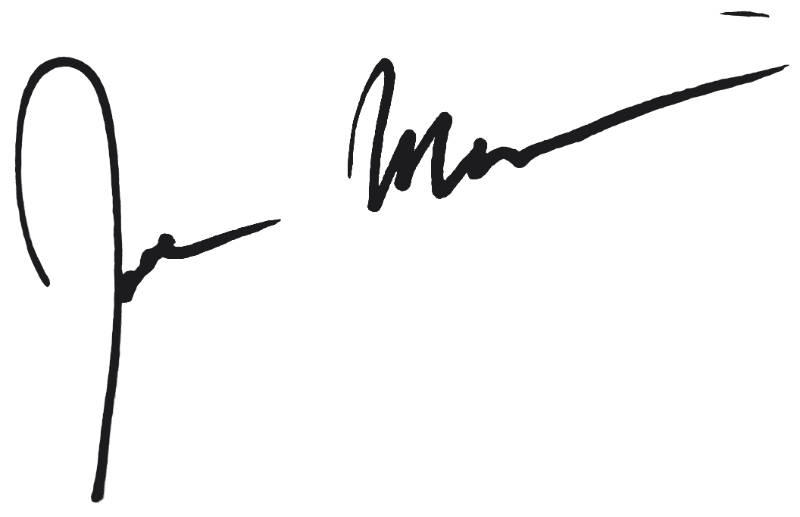 Joe Minock's signature